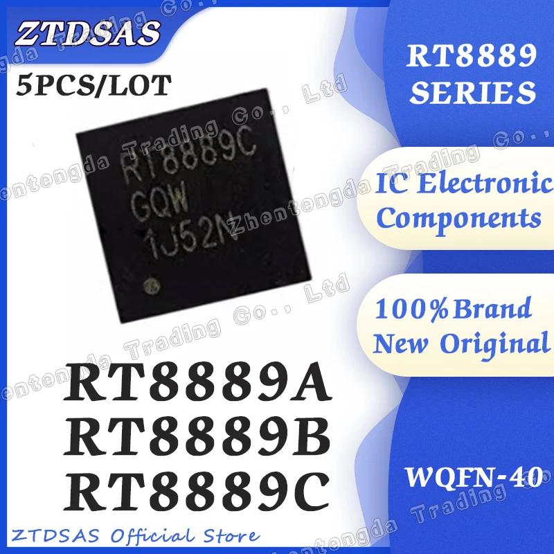 Brand New Original RT8889AGQW RT8889BGQW RT8889CGQW RT8889A RT8889B RT8889C RT8889 RT888 RT IC Chip WQFN-40
